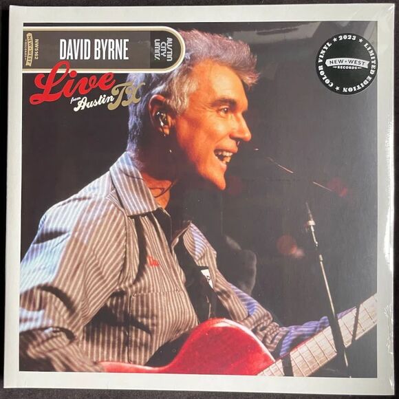 David Byrne – Live In Austin, TX Limited Clear Splatter Double Vinyl, NEW SEALED - Picture 1 of 2
